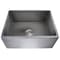 Nantucket Sinks 23-Inch Farmhouse Fireclay Sink with Concrete Finish FCFS2418S-Concrete - alternate 4